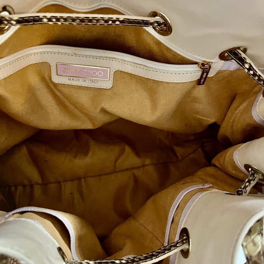 JIMMY CHOO Python Handbag - Picture 4 of 5